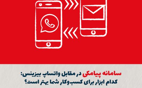 سامانه پیامکی در مقابل واتساپ بیزینس: کدام ابزار برای کسبوکار شما بهتر است؟